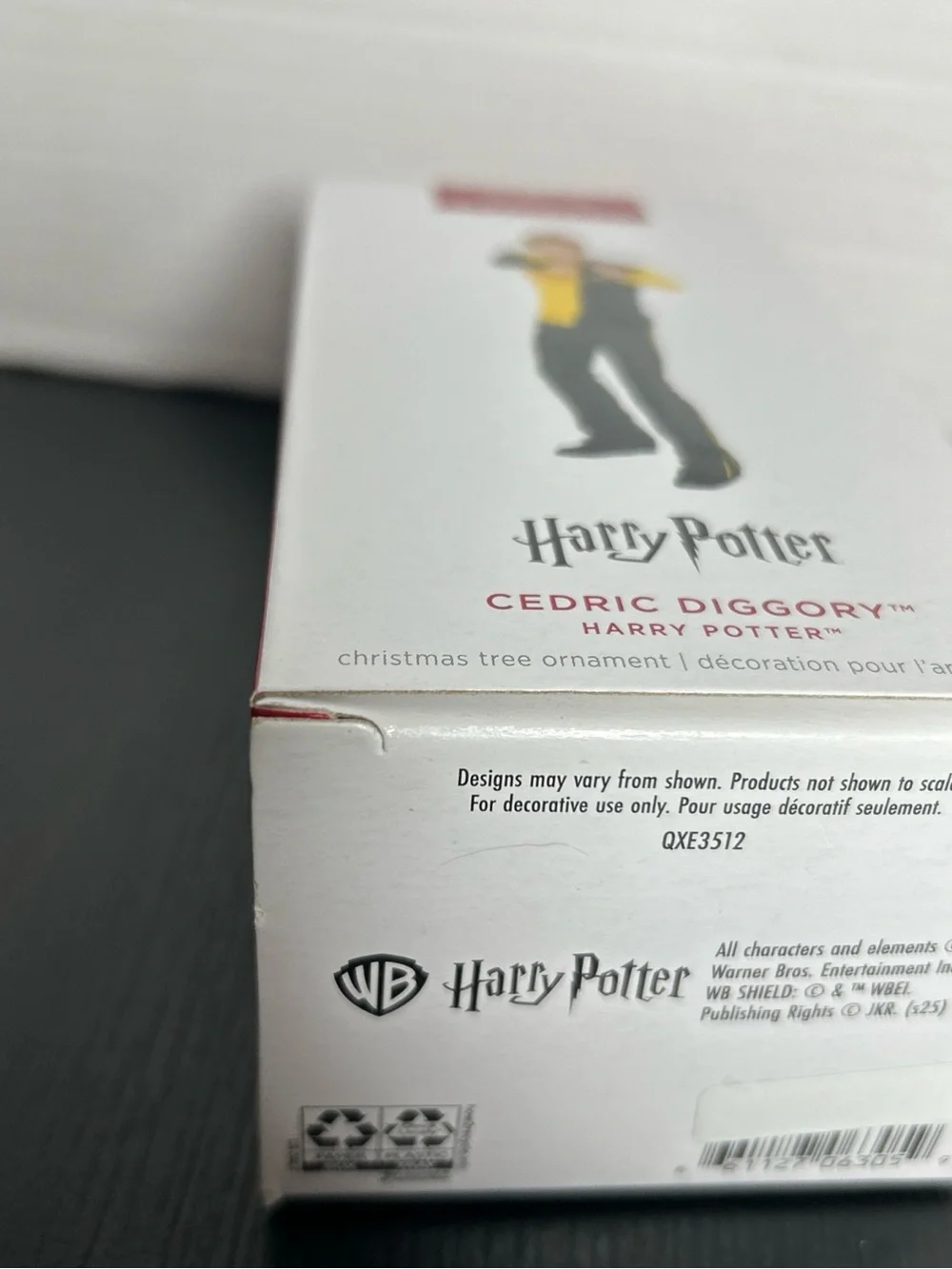 Harry Potter Cedric Diggory Black Pants - Official Keepsake Ornament new